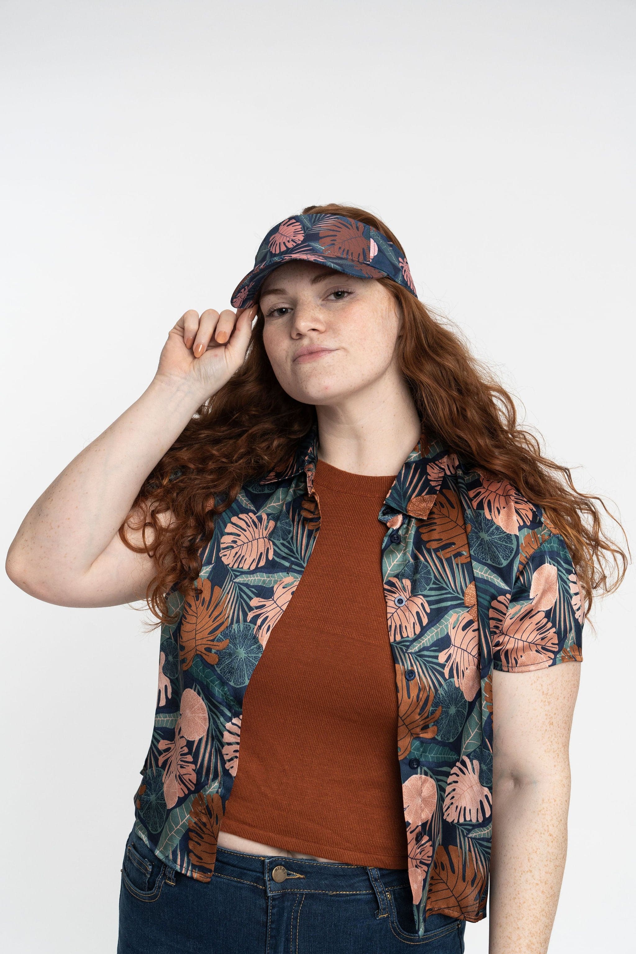 Recycled Ziadie Printed Sun Visor GyalBashy