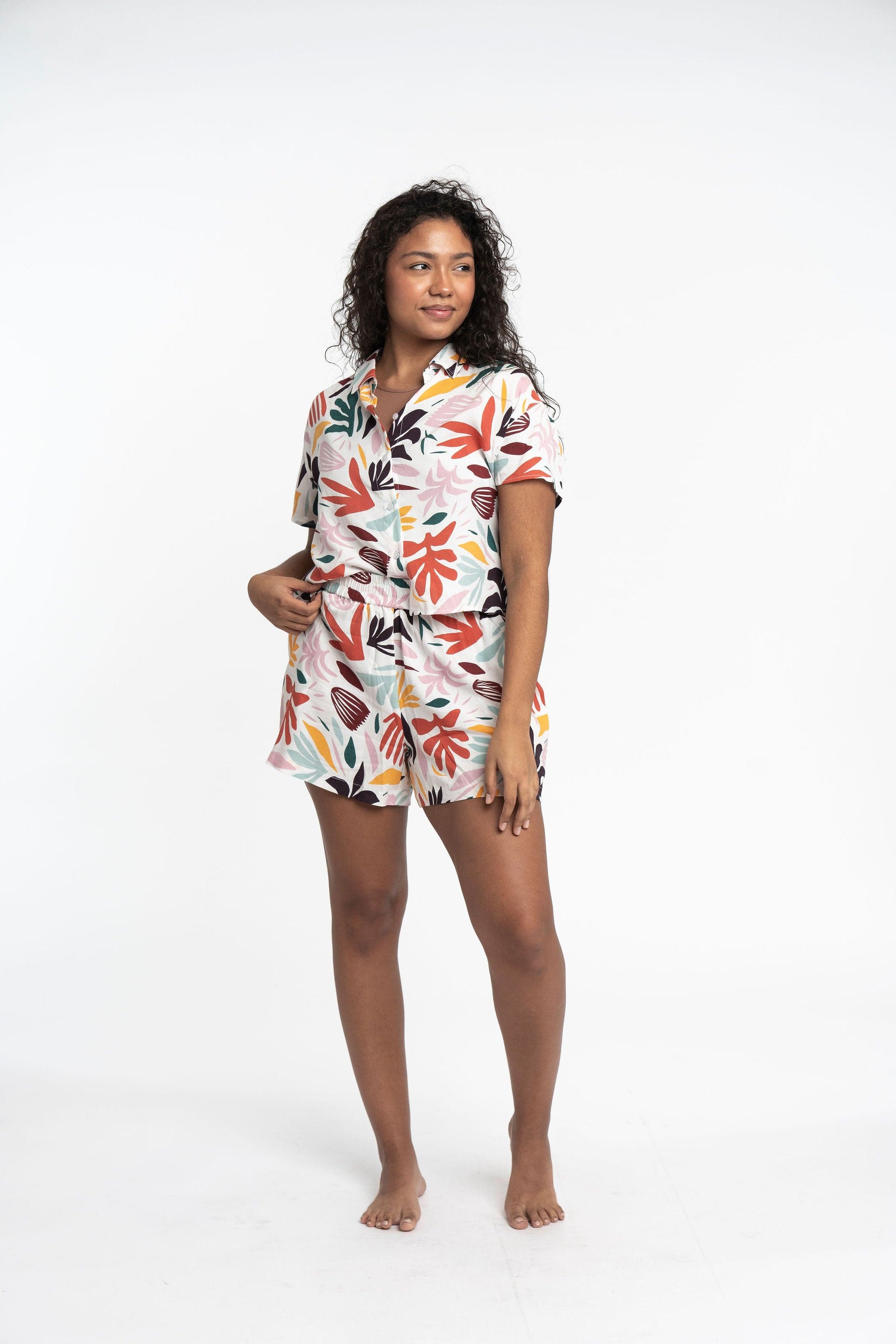 Ridley EcoVero‚Ñ¢ Viscose Printed Camp Shirt GyalBashy