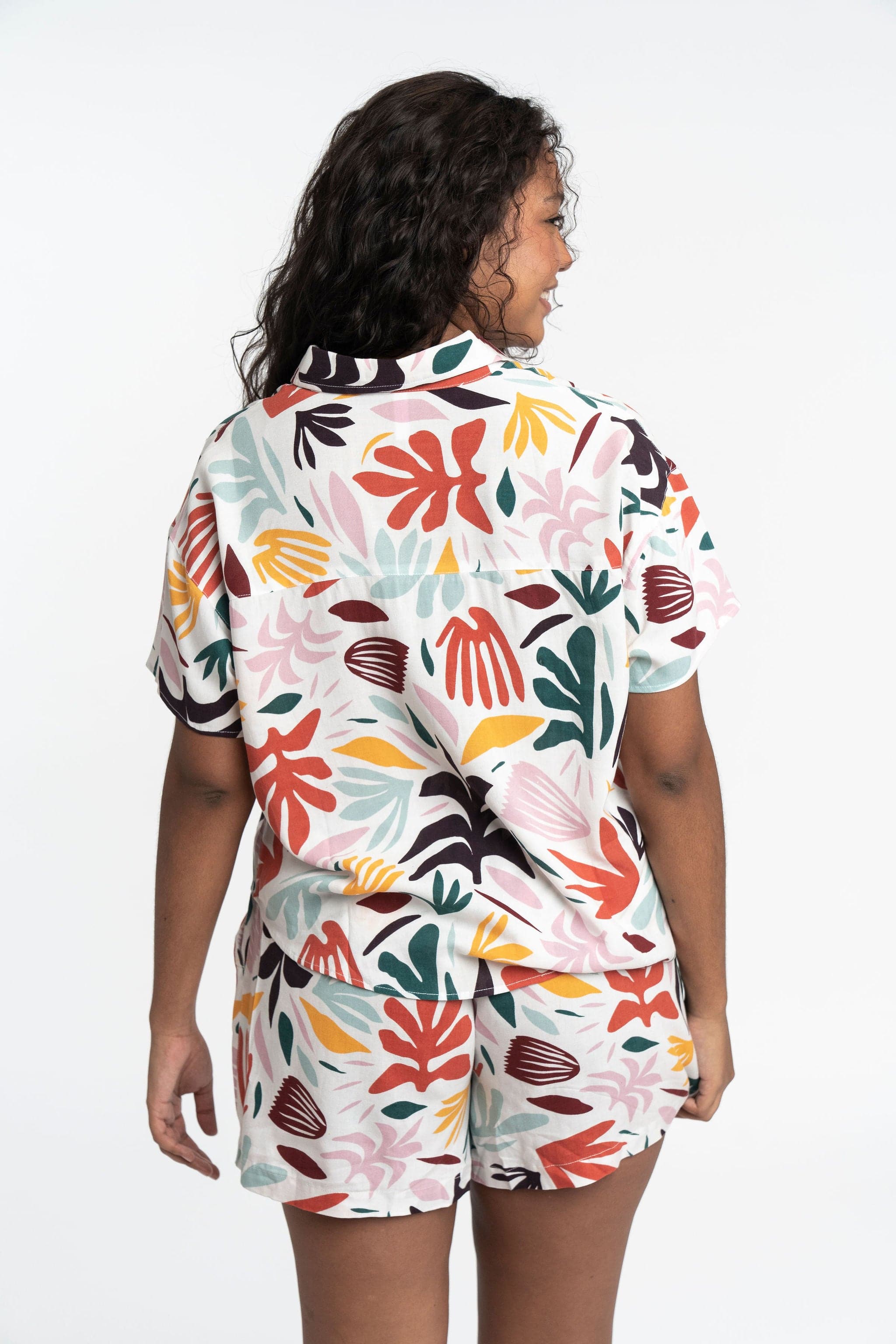Ridley EcoVero‚Ñ¢ Viscose Printed Camp Shirt GyalBashy