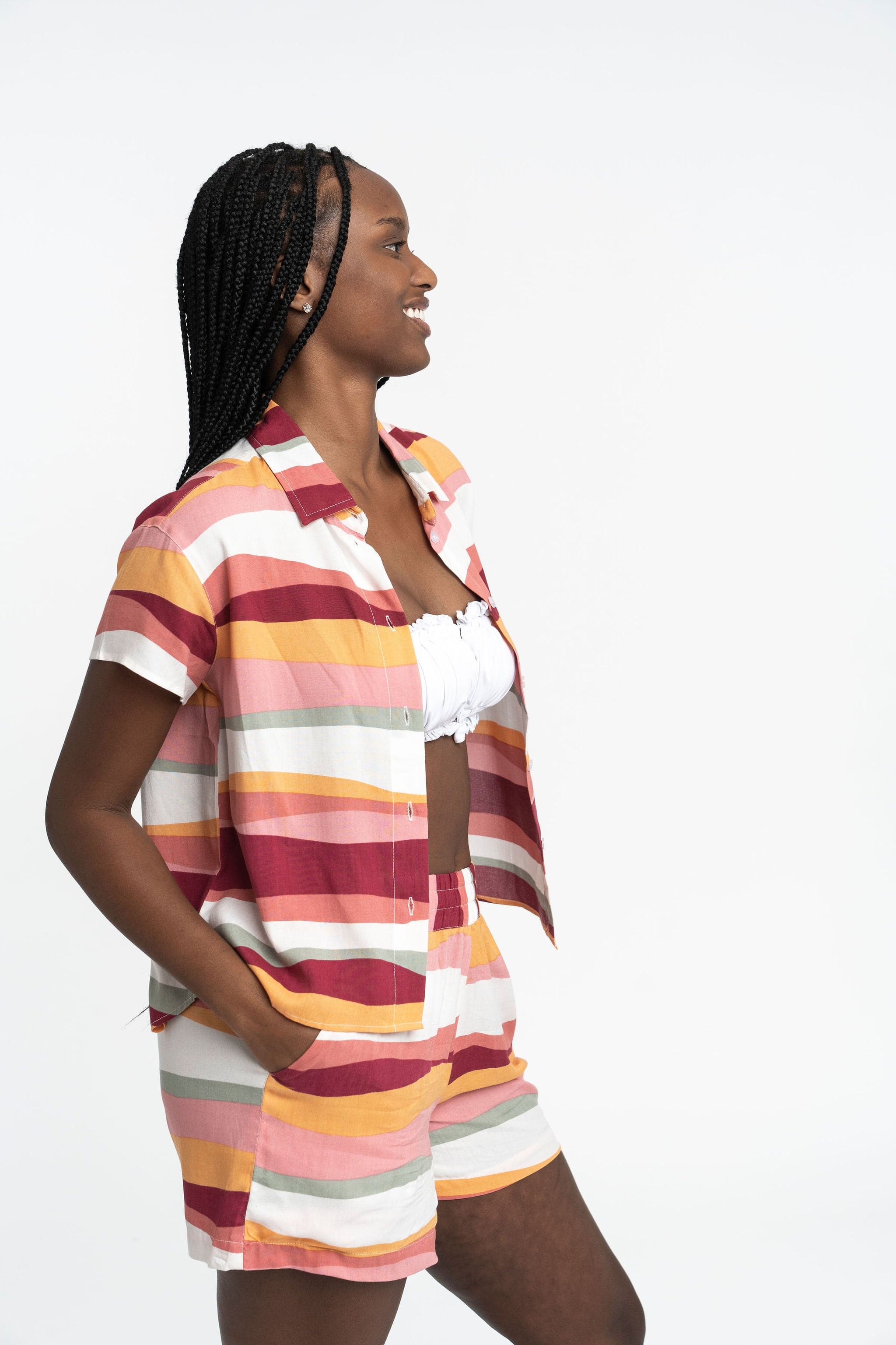 Ridley EcoVero‚Ñ¢ Viscose Printed Camp Shirt GyalBashy