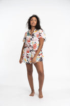 Rio EcoVero‚Ñ¢ Viscose Printed Camp Shorts GyalBashy