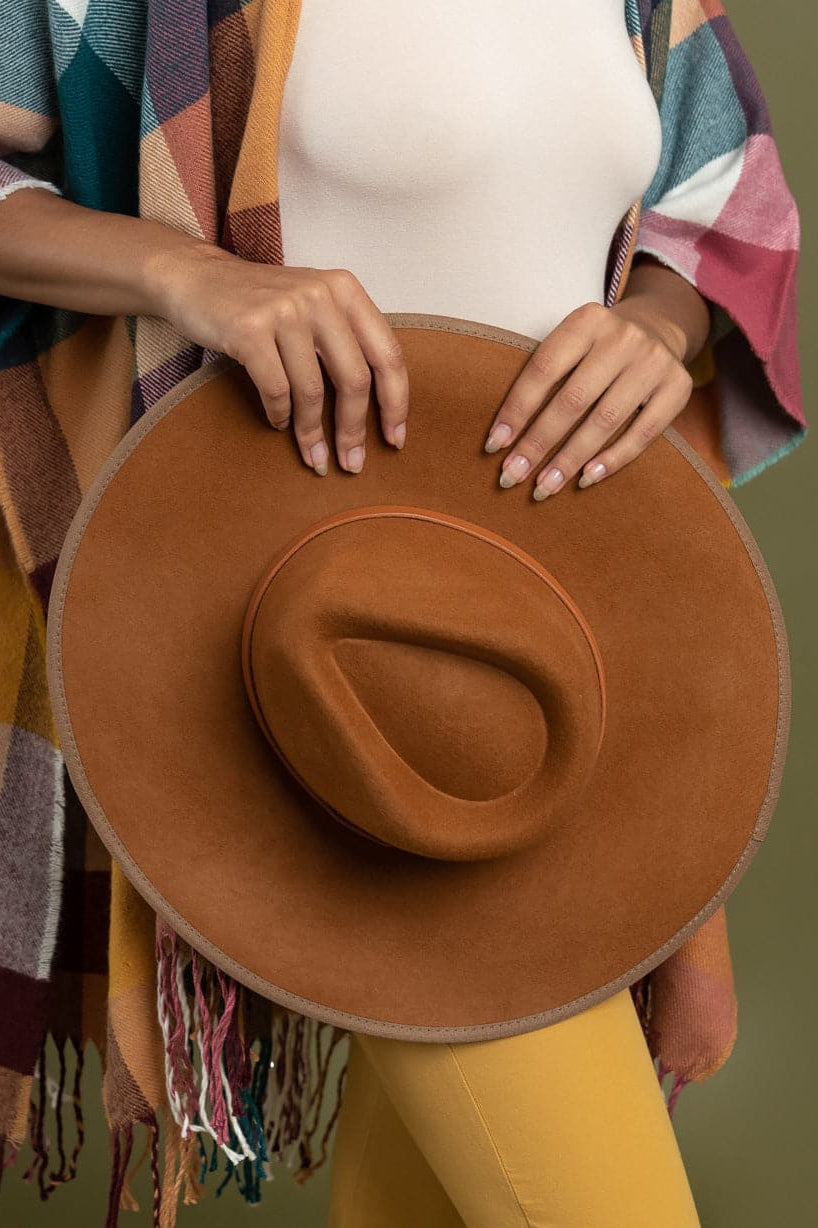 Wool Rancher with Genuine Leather Band GyalBashy