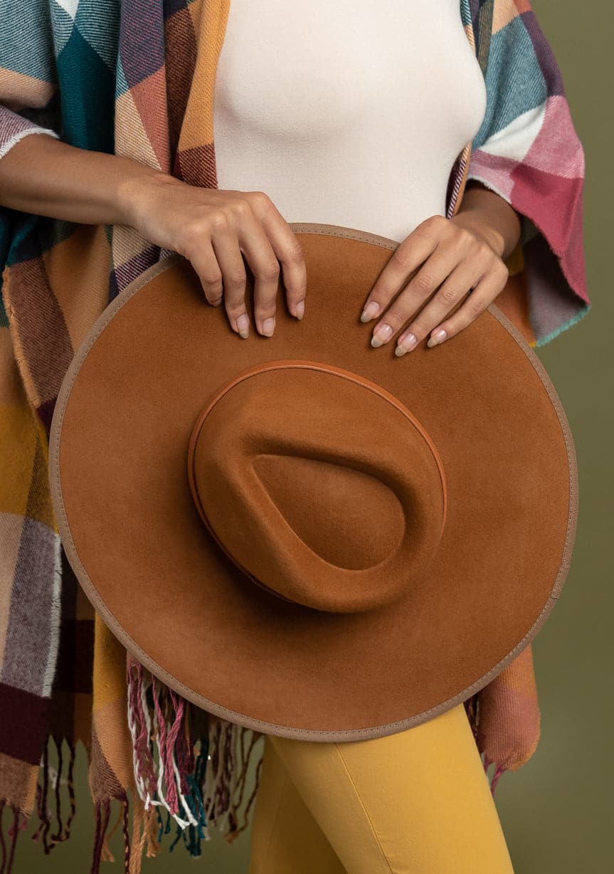 Wool Rancher with Genuine Leather Band GyalBashy