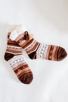 Youth Knit Slipper Socks With Sherpa Lining GyalBashy