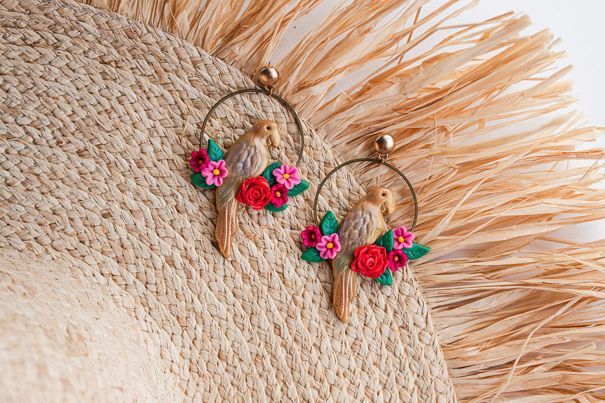 Parrot Hoop Earrings – GyalBashy