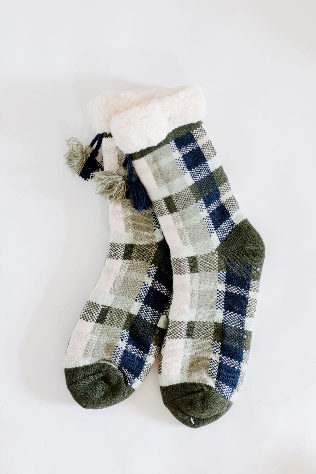Adult Knit Slipper Socks With Sherpa Lining – GyalBashy