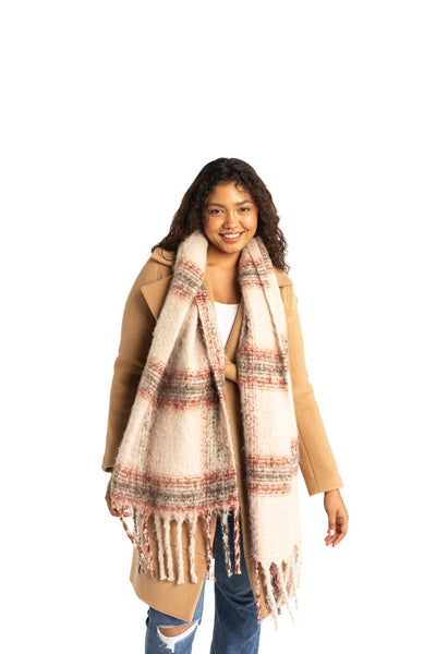 Recycled Acrylic Scarf With Fringe – GyalBashy