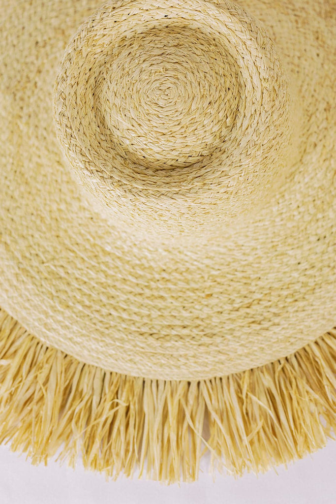Hand-Braided Raffia Aruba Oversized Sun Hat GyalBashy